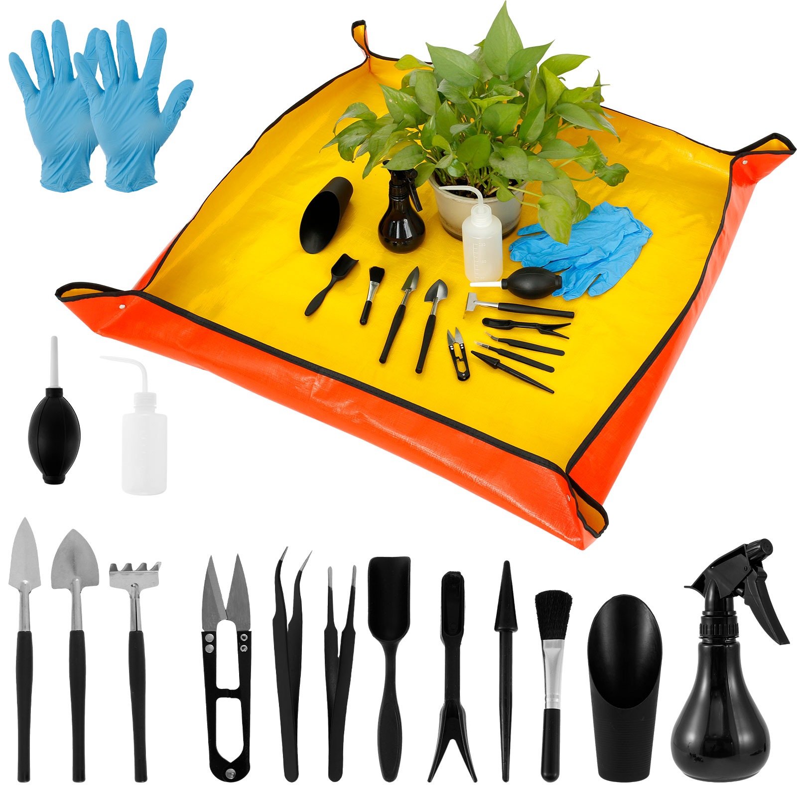 Bonsai Zen Garden Set - Outils de jardin pour plantes succulentes,
