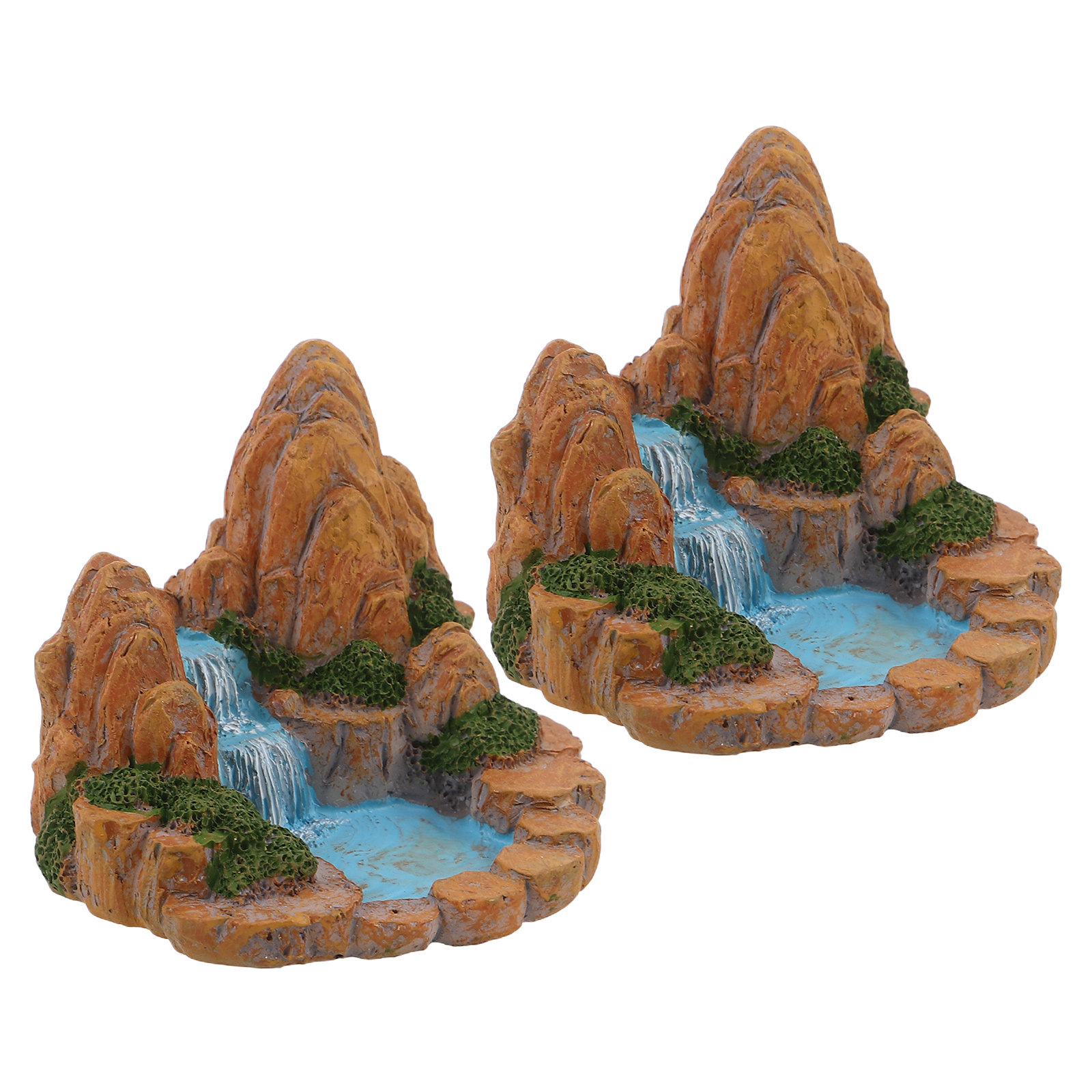 Bonsai Zen Garden Set - Ensemble de 2 bassins miniatures en