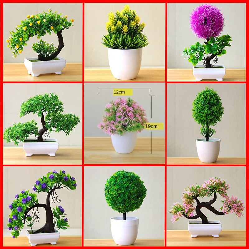 Bonsai Garden Table - Petit arbre artificiel en pot, fausse