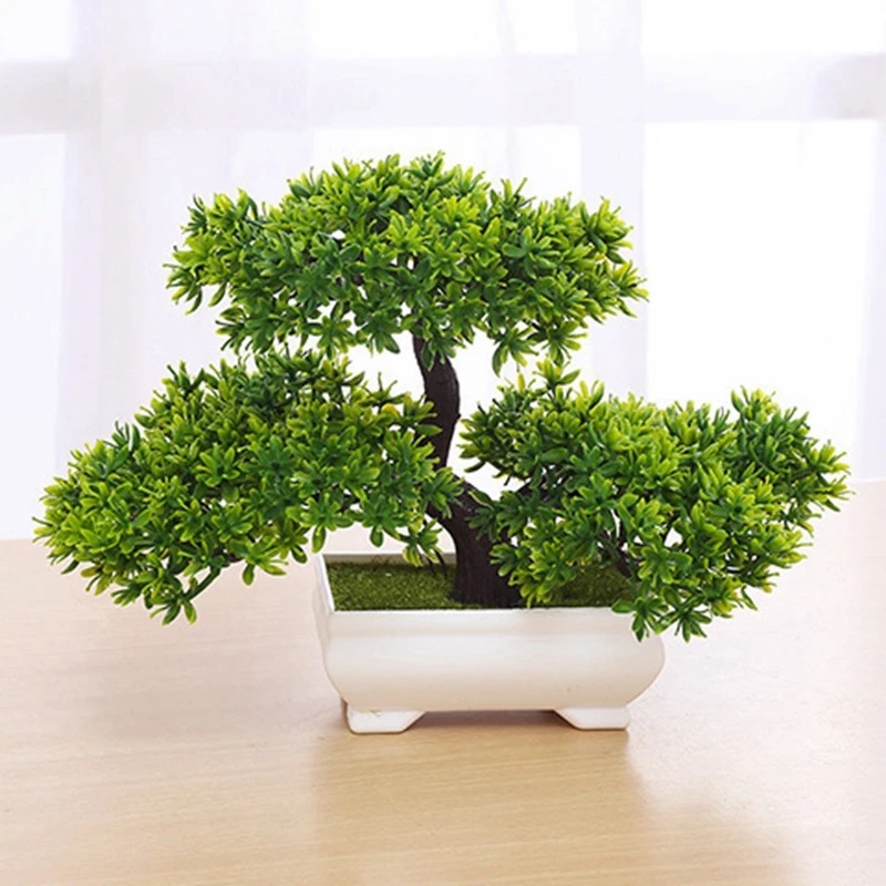 Plantes artificielles vertes b - Bonsai Garden Table avis et prix