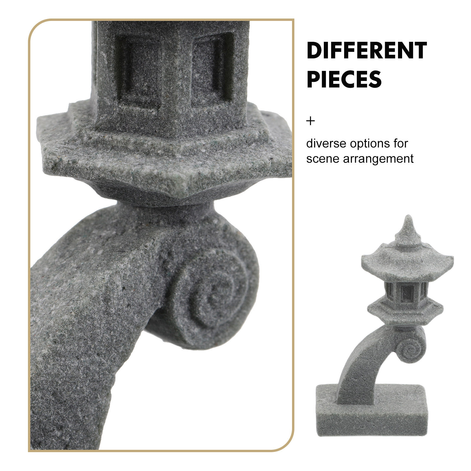 Ensemble de 6 lanternes en pie - Bonsai Zen Garden Set avis et prix