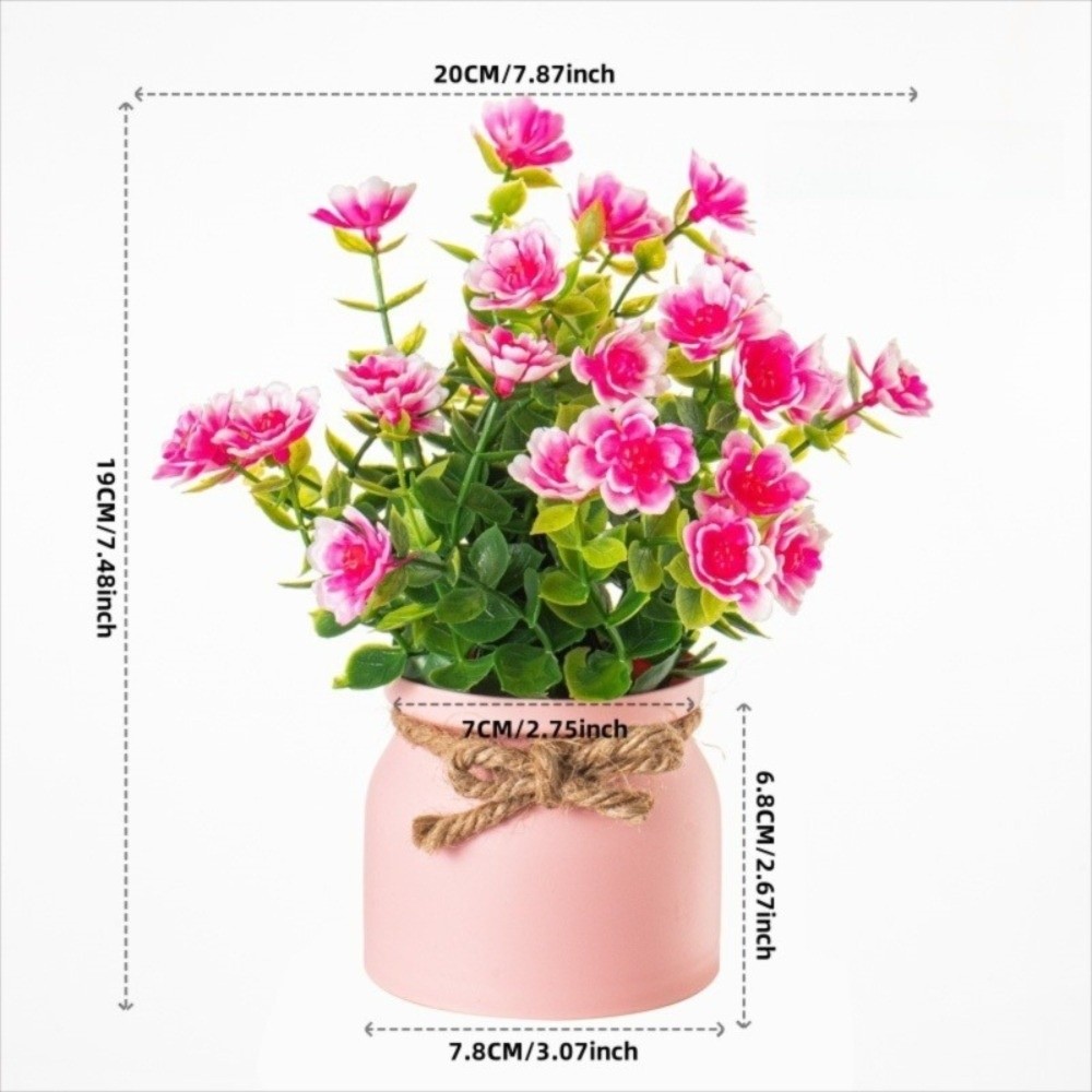 Nouvelles fausses fleurs en po - Bonsai Garden Table avis et prix