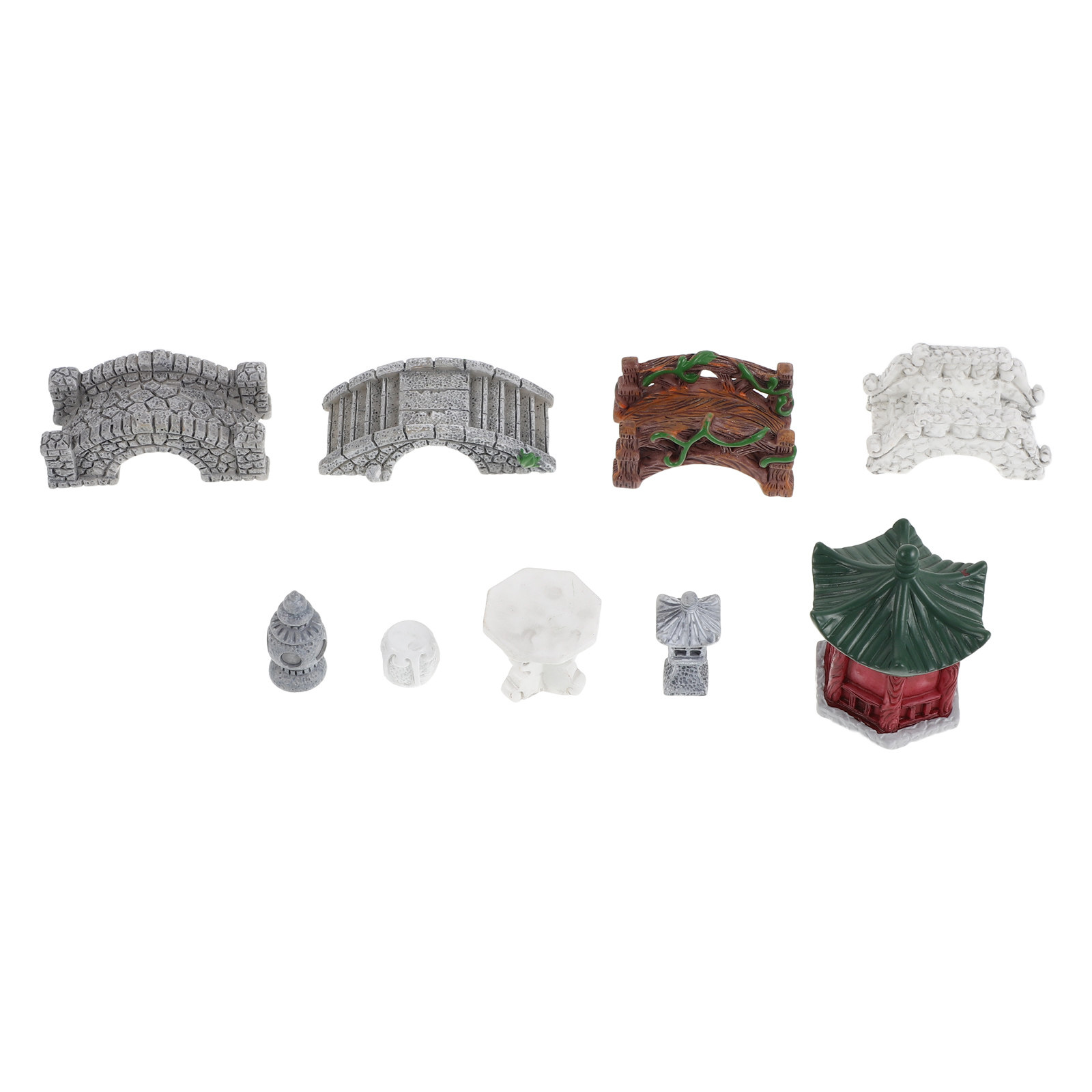 Ensemble de 10 ornements minia - Bonsai Zen Garden Set avis et prix